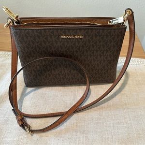 Trisha Medium Logo Crossbody Bag